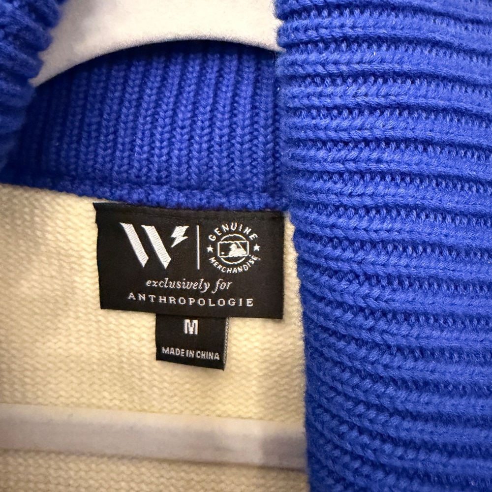 The Wild Collective x Anthro Cotton MLB Cardigan Sweater - Picture 5 of 5